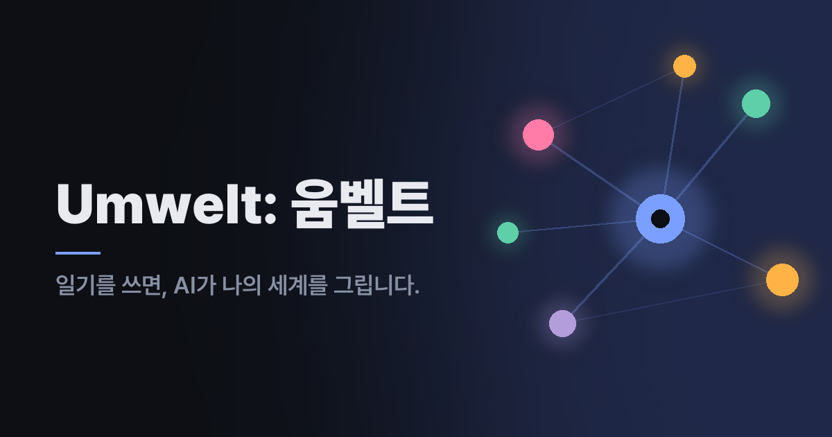Umwelt: 움벨트 - 일기 키워드 그래프 썸네일